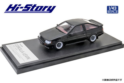 HS354BK Hi-Story 1:43 Toyota COROLLA LEVIN Custom 1983 Black model car