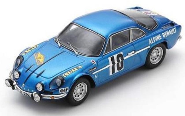 SF231 SPARK 1:43 Alpine A110 #10 Vainqueur Rallye des Routes du Nord 1963 Jean Vinatier-Marcel Callewaert