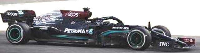 110210144 MINICHAMPS 1:18 Mercedes AMG Petronas F1 Team W12E Performance Lewis Hamilton Bahrain GP2021