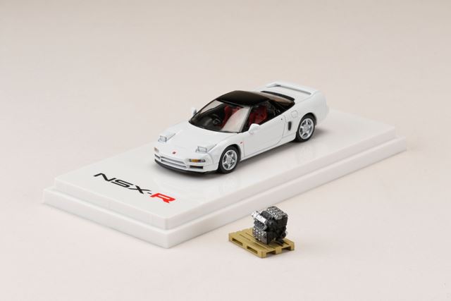 HJ642006RAW Hobby JAPAN 1:64 Honda NSX NA1 TypeR 1992 Championship White Engine Display