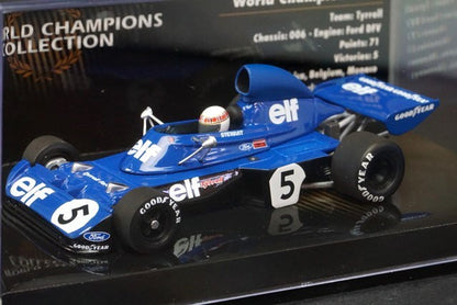 1:43 MINICHAMPS 436730005 Tyrrell Ford 006 J.Stewart German GP Winner 1973 #5 World Champion