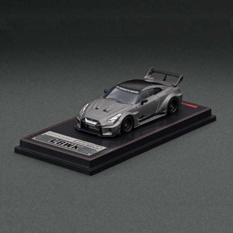 MC107-GR ignition model 1:64 LB-Silhouette WORKS GT 35GT-RR Ver.1 TItanium Gray