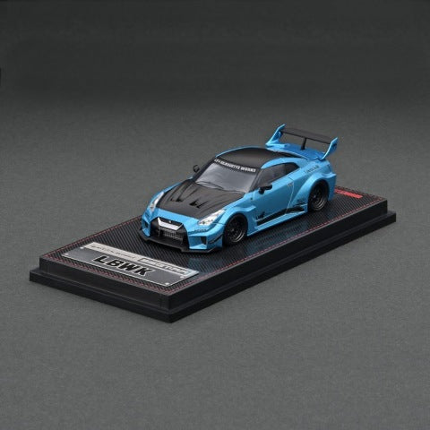 MC107-BM ignition model 1:64 LB-Silhouette WORKS GT 35GT-RR Ver1 Light Blue Meta