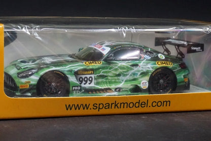 1:43 SPARK AS053 Mercedes AMG GT3 #999 GruppeM Racing 6th Bathurst