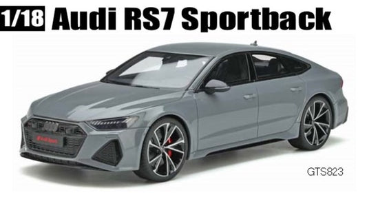 GTS823 GT SPIRIT 1:18 Audi RS7 Sportback Gray model car