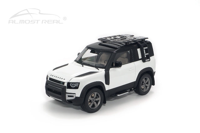 AL810707 Almost Real 1:18 Land Rover Defender 90 2020 Fuji White model car