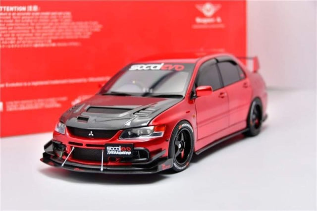 Super A 1:18 Mitsubishi Lancer EVO IX Red Full Opening and Closing model car