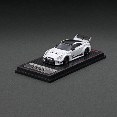 MC107-MH ignition model 1:64 LB-Silhouette WORKS GT 35GT-RR Matte Pearl White