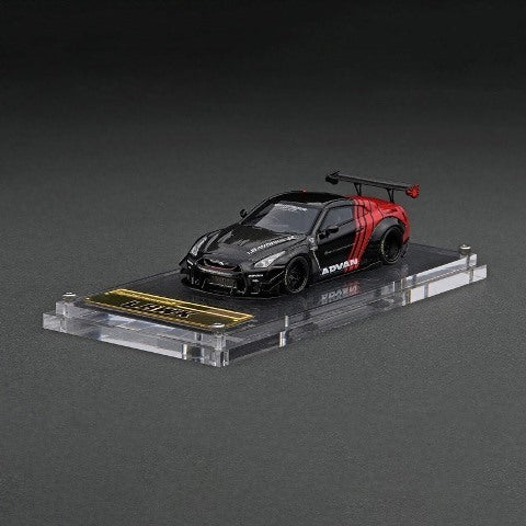 IG2371 ignition model 1:64 LB-WORKS GT-R R35 type 2 ADVAN Black / Red model cars