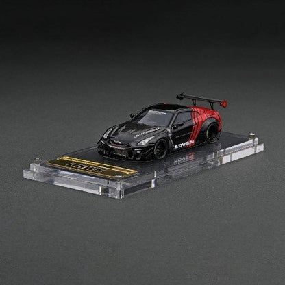 IG2371 ignition model 1:64 LB-WORKS GT-R R35 type 2 ADVAN Black / Red model cars