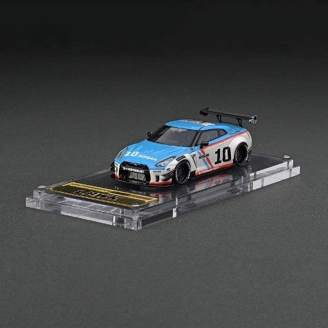 IG2372 ignition model 1:64 LB-WORKS GT-R R35 type2 BRE White / Blue LB original package