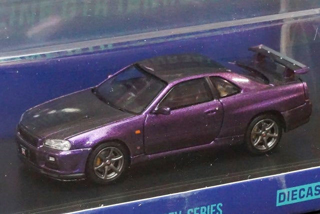 Stance Hunters 1:64 Nissan Skyline GTR R34 V-SPEC-II Midnight Purple