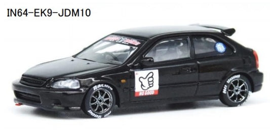 IN64-EK9-JDM10 INNO MODELS 1:64 Honda Civic Type-R EK9 NO GOOD RACING