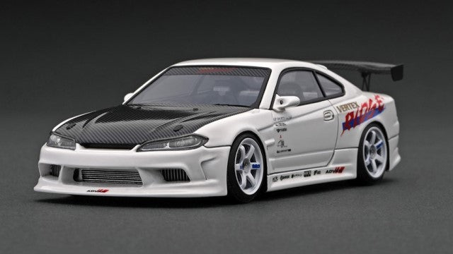 IG2134 ignition model 1:43 VERTEX S15 Silvia White With Engine SR20DET