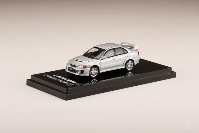 HJ641032AS Hobby JAPAN 1:64 Mitsubishi Lancer GSR Evolution 5 CP9A Satellite Silver Metallic