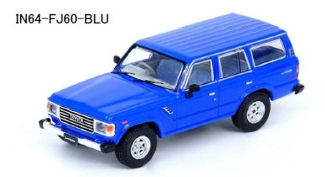 IN64-FJ60-BLU INNO MODELS 1:64 Toyota Land Cruiser Royal Blue