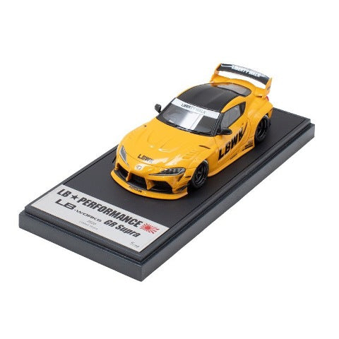 LB013CSP MakeUp EIDOLON 1:43 LBWK LB-WORKS Toyota GR Supra Lighting Yellow LBWK Limited