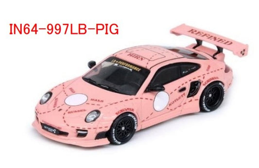 IN64-997LB-PIG INNO MODELS 1:64 997 LBWK Pink Pig China Limited model