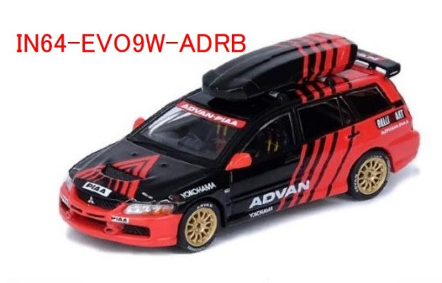 IN64-EVO9W-ADRB INNO MODELS 1:64 Mitsubishi Lancer Evolution IX Wagon ADVAN