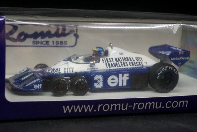 1:43 SPARK ROMU037 Tyrrell P34 Japan GP 1977 #3 R.Peterson ROMU