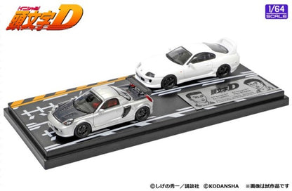 MD64205 MODELER'S 1:64 Initial D Set Vol.5 Kai Kogashiwa MR-S & Hideo Minagawa Supra JZA80