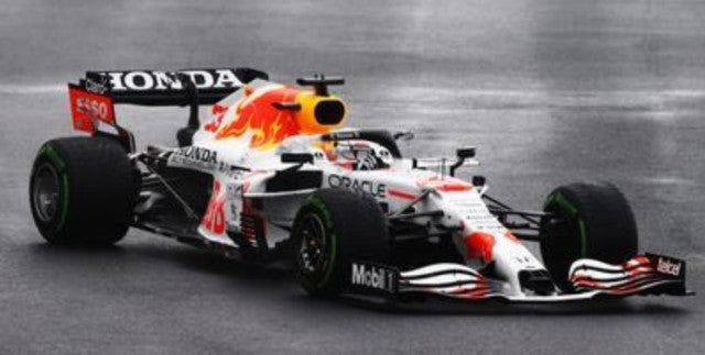 S7696 SPARK 1:43 Honda Red Bull Racing RB16B #33 2nd Turkish GP 2021 Max Verstappen model car