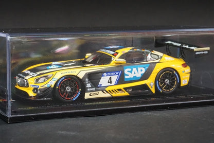 1:43 SPARK SG401 Mercedes AMG GT3 Black Falcon Nurburgring 24h 2018 #4 model car