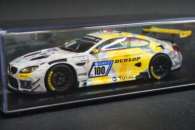 1:43 SPARK SG369 BMW M6 GT3 No.100 Walkenhorst Motorsport 24h Nurburgring model car