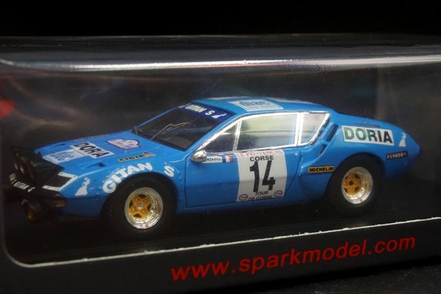 1:43 SPARK S5479 Alpine A310 #14 3rd Tour de Corse 1976