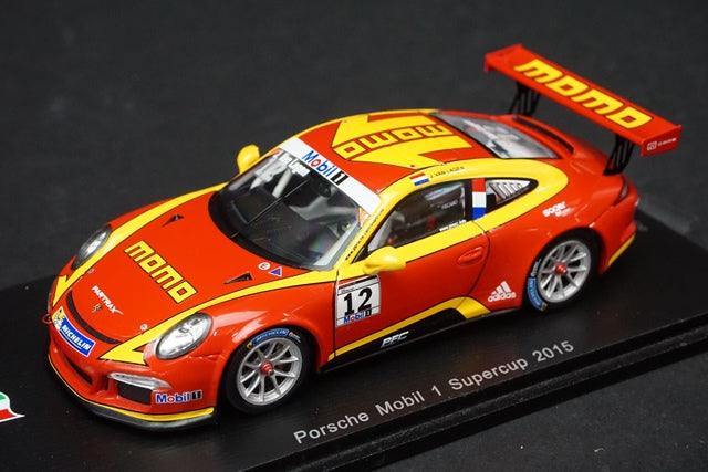 1:43 SPARK SI003 Porsche Mobil 1 Supercup #12 2015 Jaap van Lagen model car