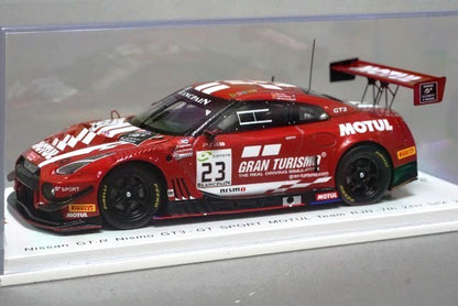 1:43 SPARK SB207 Nissan GT-R NISMO GT3-GT Sport MOTUL Team RJN 7th 24h SPA 2018 #23