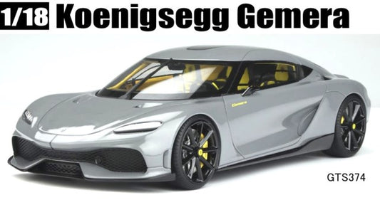 GTS374 GT SPIRIT 1:18 Koenigsegg Jemera Gray model car