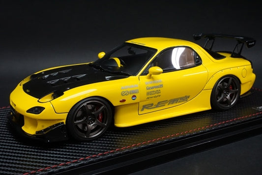 1:18 ignition model IG1048 Mazda RX-7 FD3S RE Amemiya Yellow WEB Limited