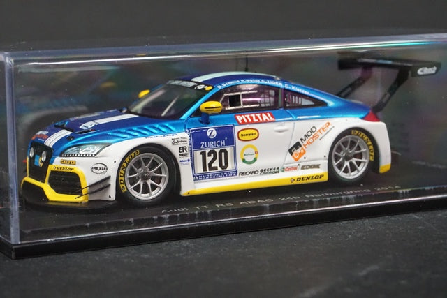 1:43 SPARK SG140 Audi TT RS ADAC Nurburgring 24h 2014 #120 model car