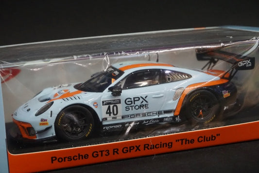 1:43 SPARK SP324 Porsche GT3 R GPX Racing 2020 #40 The Club GULF