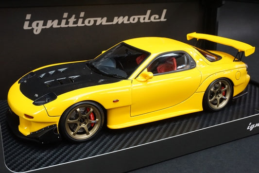 1:18 ignition model IG2228 Mazda RX-7 (FD3S) Yellow model cars