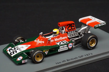 1:43 SPARK S7572 Iso IR #26 British GP 1973 model car