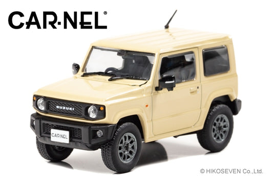 CN431804 CAR-NEL 1:43 Suzuki Jimny XC JB64W 2018 Chiffon Ivory Metallic