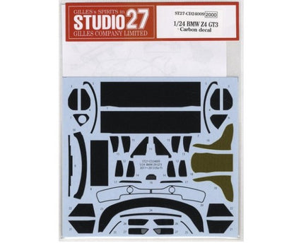 CD24009 Studio27 1:24 BMW Z4 GT3 Carbon decal for FUJIMI