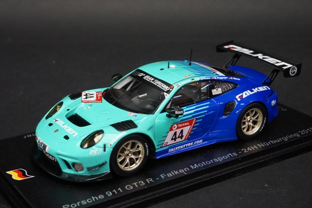 1:43 SPARK SG533 Porsche 911 GT3 R #44 FALKEN Motorsports 2019 24h Nurburgring 2019