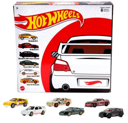 HDH50 Hot Wheels Japanese Car Culture Multi Pack 6 Pcs model cars