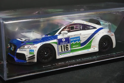 1:43 SPARK SG066 Audi TT-RS Nurburgring 24h 2012 #116 model cars