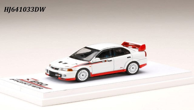 HJ641033DW Hobby JAPAN 1:64 Mitsubishi Lancer GSR EVOLUTION 6 Zero Fighter Coloring CP9A White