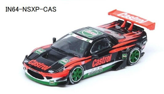 IN64-NSXP-CAS INNO MODELS 1:64 Honda NSX NA1 ROCKET BUNNY V2 AERO CASTROL