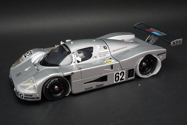 1:18 EXOTO RLG18191 Sauber Mercedes C9 1989 #62 Silver model car