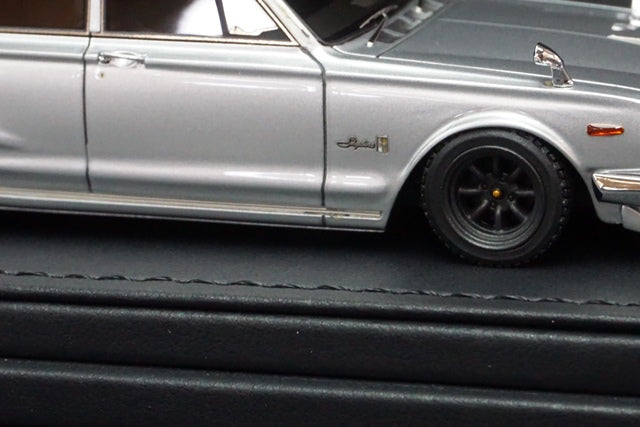 1:43 ignition model IG0631 Nissan Skyline 2000GT-X GC10 Silver model car