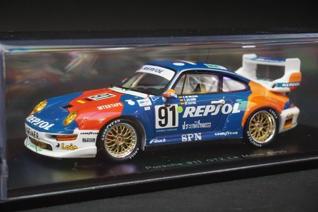 1:43 SPARK S5512 Porsche 911 GT2 LM 1995 #91 model car