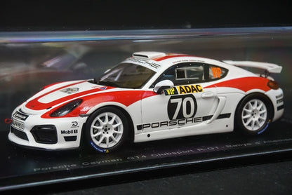 1:43 SPARK SG274 Porsche Cayman GT4 Clubsport R-GT Rllye d'Allemagne 2018 #70