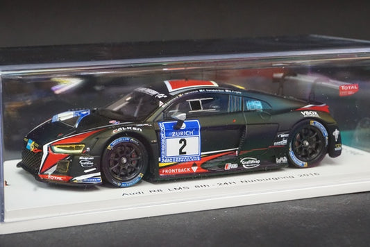 1:43 SPARK SG238 Audi R8 LMS Nurburgring 24h 2016 #2 model car