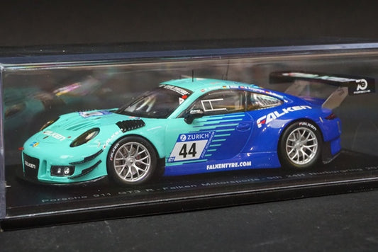 1:43 SPARK SG407 Porsche 911 GT3 R-Falken Nurburgring 24h 2018 #44